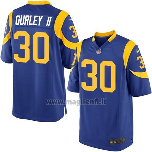 Maglia NFL Game Bambino Los Angeles Rams Gurley Blu